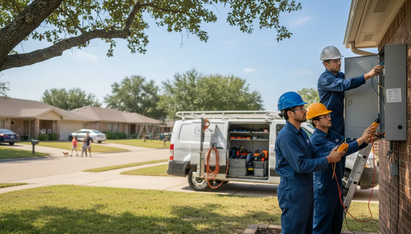 Certified electrician providing emergency electrical services in Ridgeway, IA